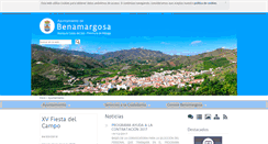 Desktop Screenshot of benamargosa.es